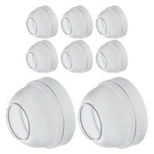 8St Stänkskyddande Cocktailshakers Lock: Återanvändbara Plasthållare