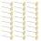50Pcs Möbelspikar 5X1,8Cm Guldgula För Vägg 1