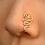 9Pcs U- Näspenna Piercing Näsklipp Näsförsmykning 7