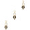 3Pcs Owl-Form Glittrande Nyckelring Väscka Hänglås Charms 7