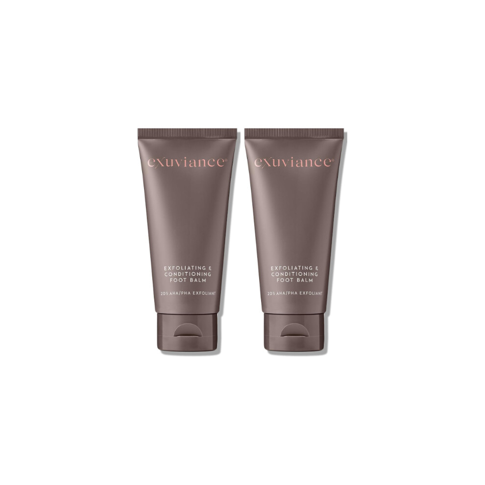 EXUVIANCE Exfoliating & Conditioning Foot Balm | Fast-Absorbing Texture, Rich Moisturizers - 1.7 oz (Pack of 2)