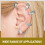 Ear Cuff Örhängen För Kvinnor Design Punkstil 8