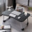 Living And Home (Black) Foldable Laptop Bed Table with USB Ports 1
