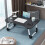 Living And Home (Black) Foldable Laptop Bed Table with USB Ports 2