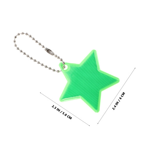 24Pcs Säkerhetsreflekterande Pendants: Hjärta Strömming För Barn 2