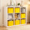 AINPECCA 6PCS Foldable Storage Collapsible Box Home Yellow 3