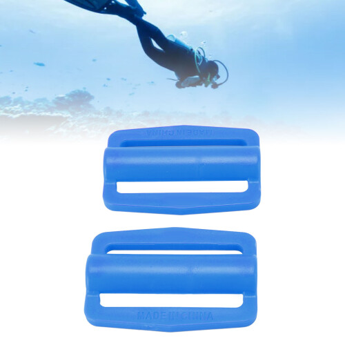 Blue Dive Weights 2Pcs Steel Plastic Erosion Resistant Belt Quick Release