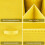 AINPECCA 6PCS Foldable Storage Collapsible Box Home Yellow 2