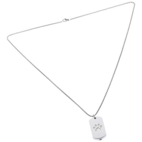 Urn Pendant Halsband För Husdjursaskor – Minnesmedaljong