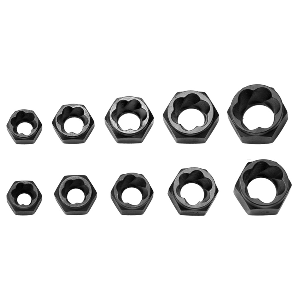 10Pcs Damaged Bolt & Nut Screw Remover Set Â Repair Damaged Fasteners Easily 8781358966508