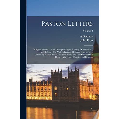 Paston Letters by A Ramsay Paperback Book