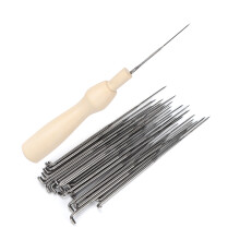 Multi-Size Felting Needles Kit with Wood Handle for DIY Craft Projects