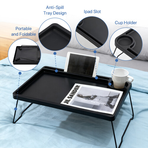 Living And Home Folding Laptop Bed Table 2