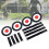 4PCS ABS Soccer Targets Discs Set with Straps for Shooting Training 9
