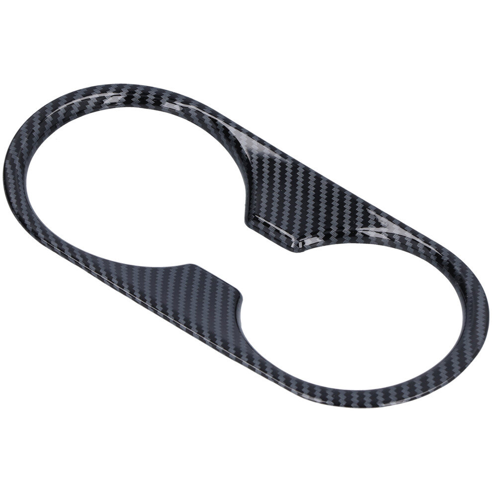 Carbon Fiber Style Console Cup Holder Trim For Mazda Cx-3 4601358969498