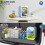 ELECWISH Blue 4L Mini Fridge with LED Mirror Cooler Warmer 7