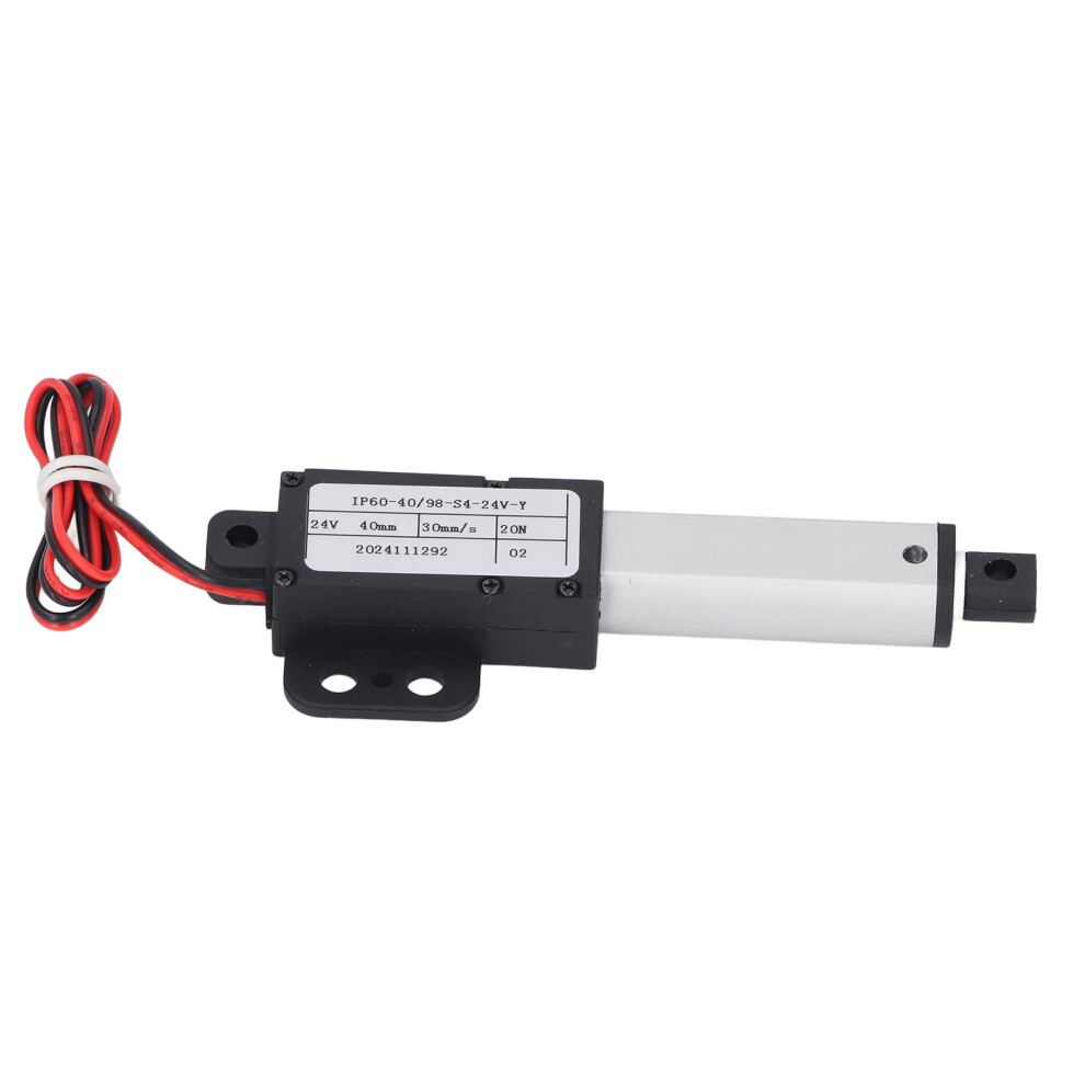 24V Water Resistant Mini Linear Actuator 40Mm Stroke 30Mm/S Speed 20N Thrust 3331358970903