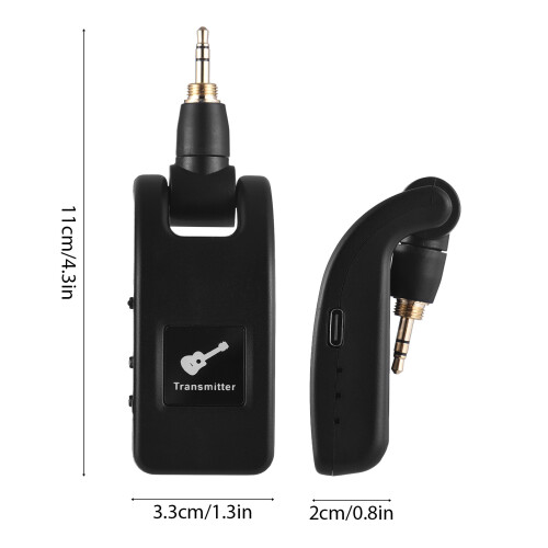 2.4G Wireless Guitar Kit with Rechargeable Transmitter Receiver 10H Play Time 1
