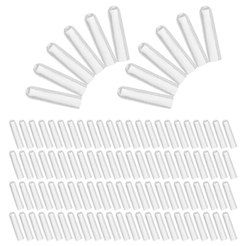 500 Pcs Klädhängare Slutsnurrar 1/8" Skyddstäcken Gummislut