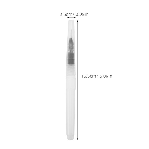 6Pcs Vattenpenslar Set Storlekar Med Spetsiga Och Tips 1