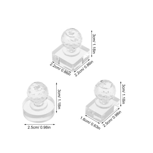 3Pcs Ögonskuggstempel – , Rektangulära, Fyrkantiga 1