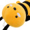 Cute Bee Plush – Tecknad För Barnkammare, Present 6