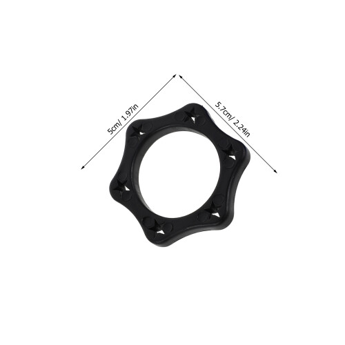 20Pcs Hexagonala Silikon Mikrofon Skyddsringar För Inspelning 2