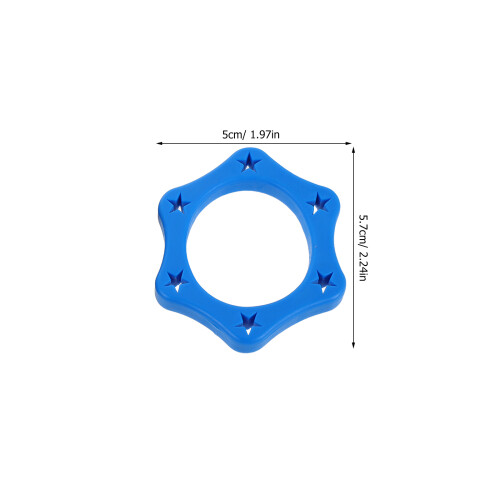 20Pcs Hexagonala Silikon Mikrofon Skyddsringar För Inspelning 1