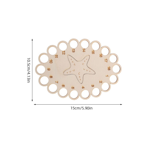 5Pcs Sygarnsorganizer Med Hål För DIY- Beige 2