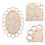 5Pcs Sygarnsorganizer Med Hål För DIY- Beige 10