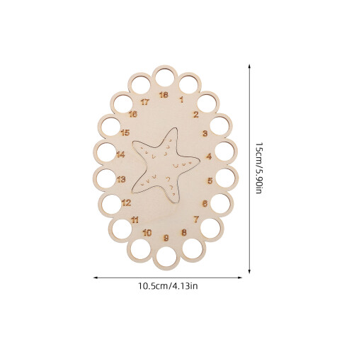 5Pcs Sygarnsorganizer Med Hål För DIY- Beige 1