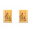 2Pcs Kinesisk Fengshui 2025 Ormens Skydd 9