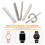 5Pcs -Legeringscharms Rings Kompatibla 38Mm 9
