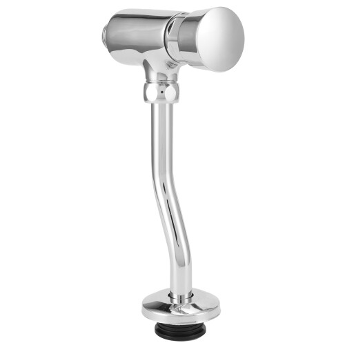 G1/2 Urinal Flush Valve Set Wall-Mount Chrome Hand-Press Operation 1
