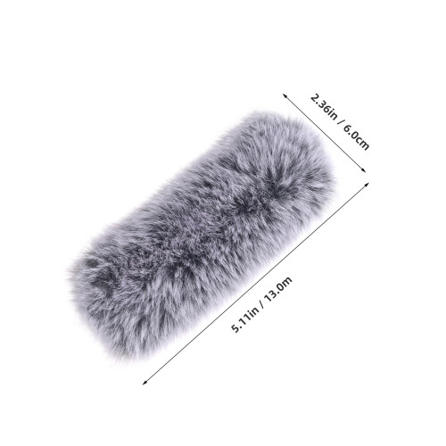 Furry Mikrofonvindskydd För Utomhusinspelning Popskydd 1