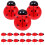 30Pièces Clips Rouge Pour Tableau Décor 1
