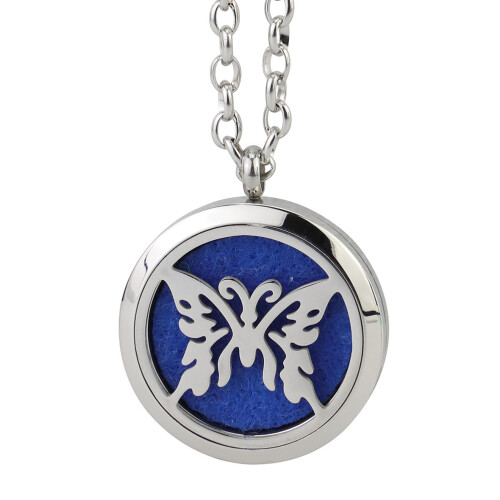 Essentiellt Oljehalsband I Rostfritt Aromaterapi Locket