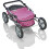 Molly Dolly Pink Dolls Pram With Adjustable Handle 4