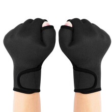 Waterproof Neoprene Swim Gloves with Webbed Design Fitness & Water Resistance