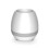 Smart Music Flower Pot with LED Night Light, Touch Sensor, 11.5cm White 6