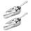 2St Isskedj För : Aluminiumlegering Rund Handtag 10