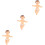 3Pcs Baby Jesus , Miniatyr Figur, 7