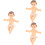 3Pcs Baby Jesus , Miniatyr Figur, 8