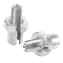 Bike Brake Lever Adjuster Screws 2pcs Silver Alloy for Road MTB Cycles