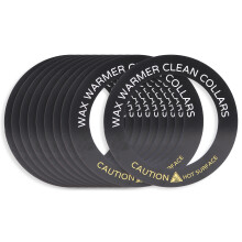 10pcs Wax Heater Cleaning Paper Rings Fits Standard Sizes