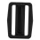 2Pcs Black Plastic Steel Dive Weights with Quick Release Buckle 80g 11