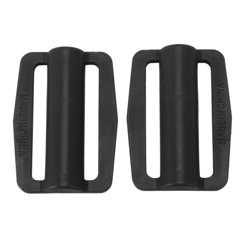 2Pcs Black Plastic Steel Dive Weights with Quick Release Buckle 80g 1