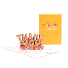 Thank You Cards Mother's Day Greeting Card With Envelope For Mom Present Women Birthday Anniversary Handmade Holiday