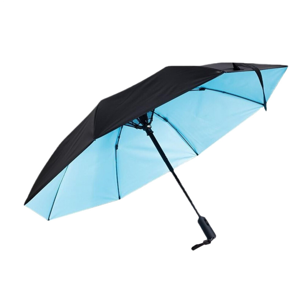 Cooling Umbrella With Built In Fan UV Protection For Kids And Adults Rechargeable Portable Canopy Parasol Blue-image-OPC-PMT6NKN-NEW