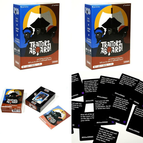 Pirate Traitor Aboard Card Game For Social Gathering Intelligence Training And